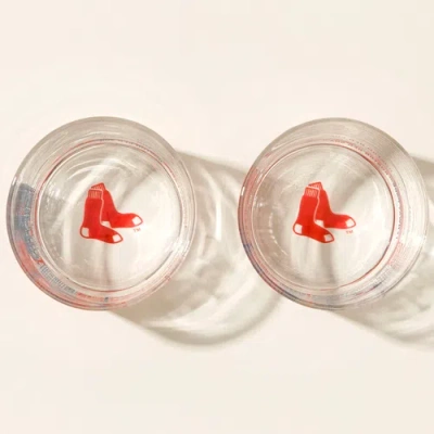 Uncommon Goods Mlb Stadiumscape Rocks Glasses In Transparent