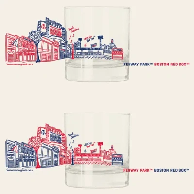 Uncommon Goods Mlb Stadiumscape Rocks Glasses In Transparent