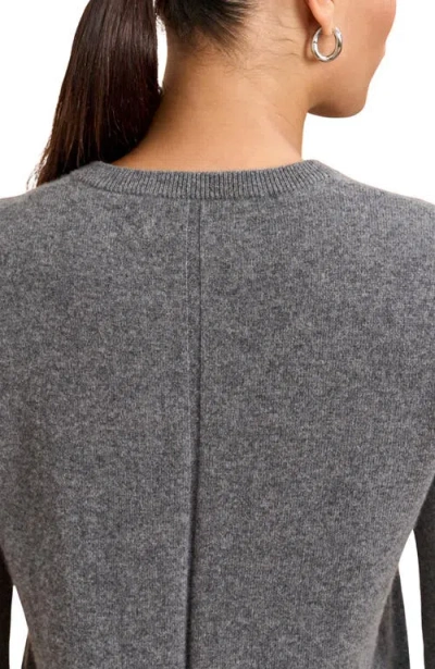 La Ligne Solid Lean Lines Sweater In Gray
