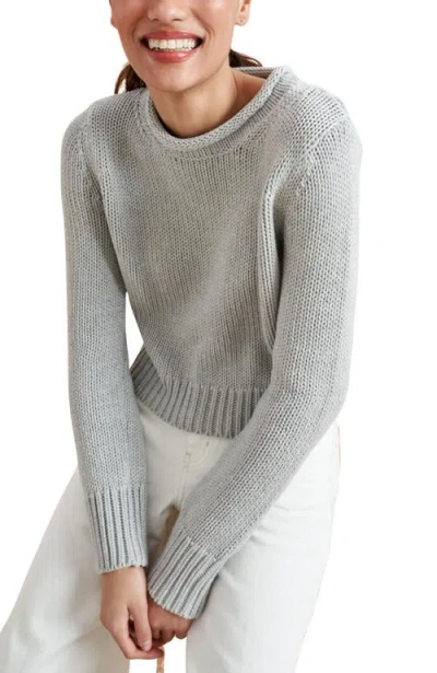 La Ligne Solid Mini Marina Sweater In Green