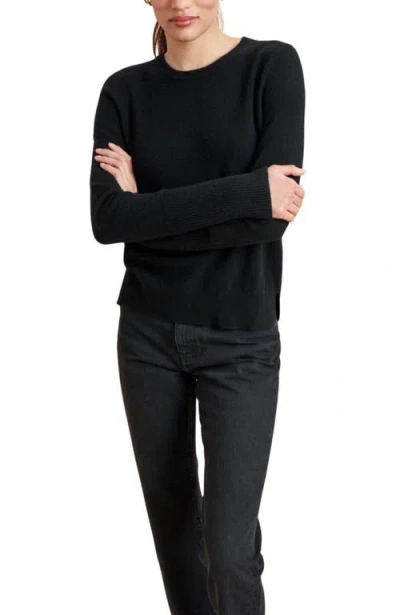 La Ligne Solid Lean Lines Sweater In Black