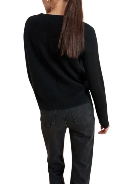 La Ligne Solid Lean Lines Sweater In Black