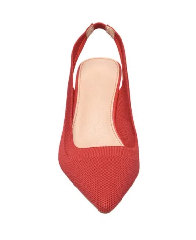 French Connection Viva Slingback Heel In Red