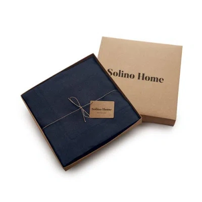 Solino Home Linen Tablecloth In Blue