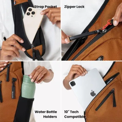 Sherpani Esprit Anti Theft Rfid Protection Sling Bag, Fits 10'' Tablet, Sakura In Multi