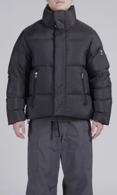 Alphastyle Leverett Cropped Down Puffer In Black