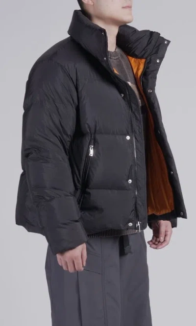 Alphastyle Leverett Cropped Down Puffer In Black