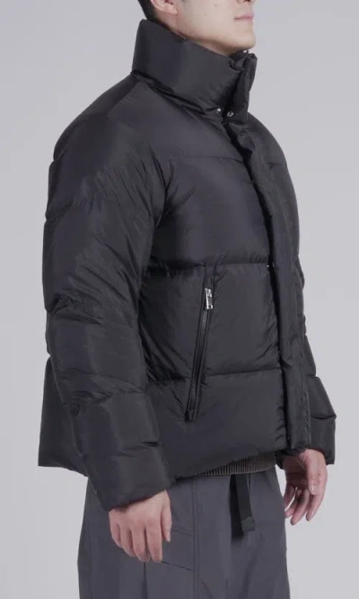 Alphastyle Leverett Cropped Down Puffer In Black