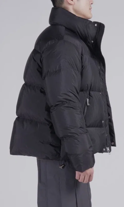 Alphastyle Leverett Cropped Down Puffer In Black