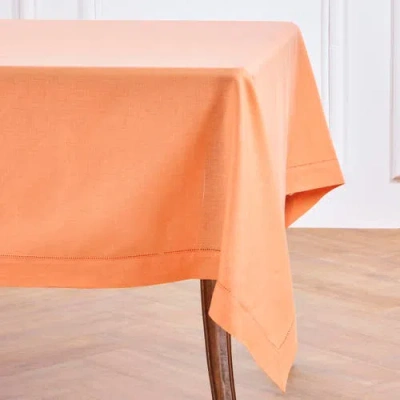 Solino Home Linen Tablecloth In Orange