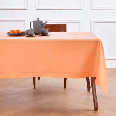 Solino Home Linen Tablecloth In Orange