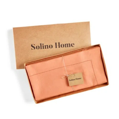Solino Home Linen Tablecloth In Orange