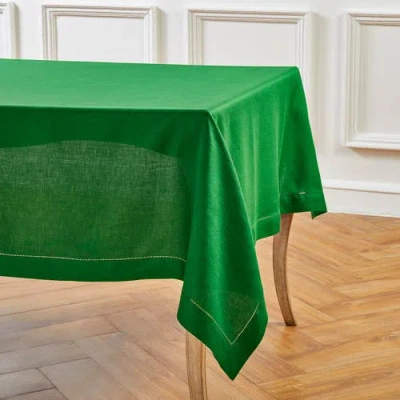 Solino Home Linen Tablecloth In Green
