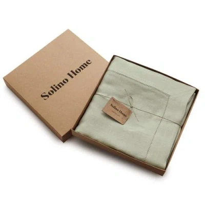 Solino Home Linen Tablecloth In Green