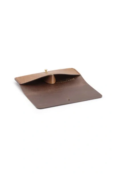 Ezra Arthur Optical Case In Brown