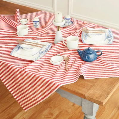 Solino Home Linen Table Throw In Multi