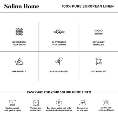 Solino Home Linen Table Throw