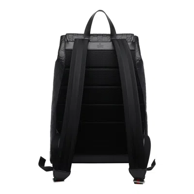 Gucci Medium Gg Emblem Backpack In White