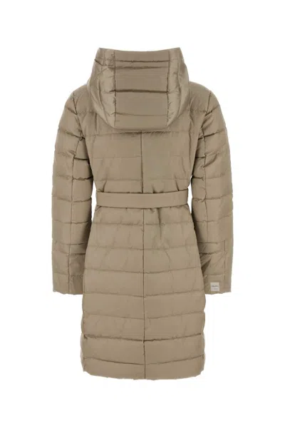 Max Mara The Cube Cappuccino Nylon Blend Novef Down Jacket