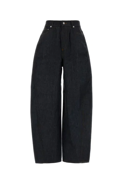 Givenchy Balloon-fit Denim Jeans With Classic Texture In Blue