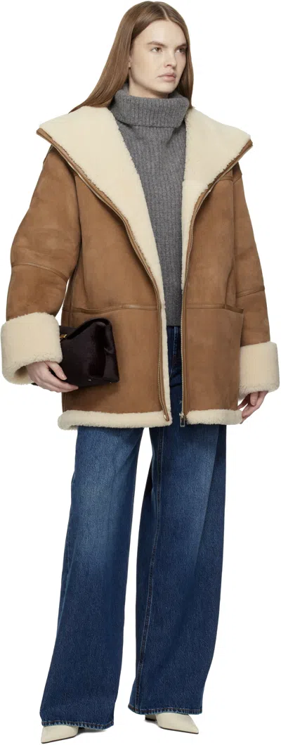 Totême Toteme Pointed Nappa Leather Wedge Pumps In White