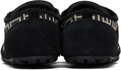 Balmain Racer 45 Monogram Jacquard Lace Up Sneakers In Black