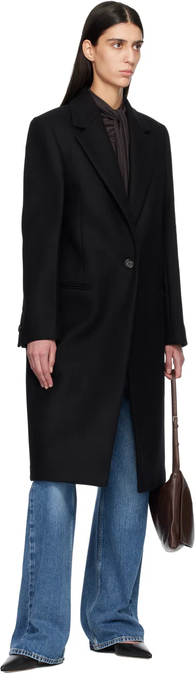 Totême Toteme Wool-blend Coat In Black