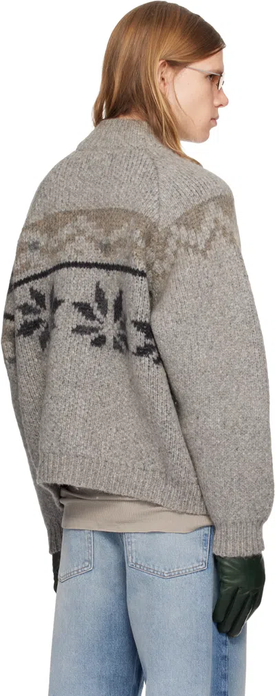 Magliano Drunk Norvegese Jacquard Pattern Sweater In Neutral