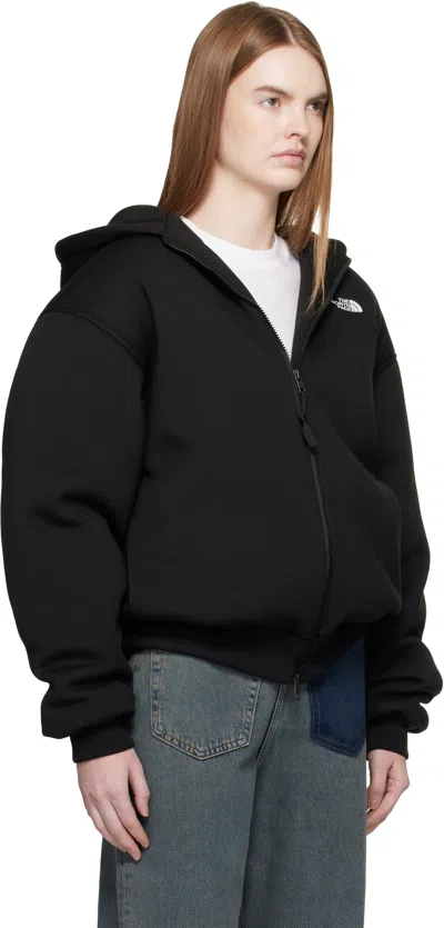 The North Face Black Leather Pack Insulated Jacket In Black