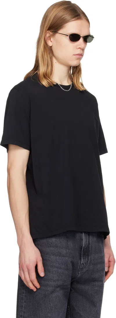 Our Legacy New Box T-shirt In Black In Nero