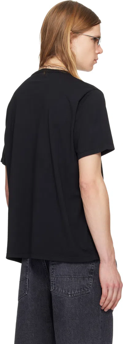 Our Legacy New Box T-shirt In Black In Nero