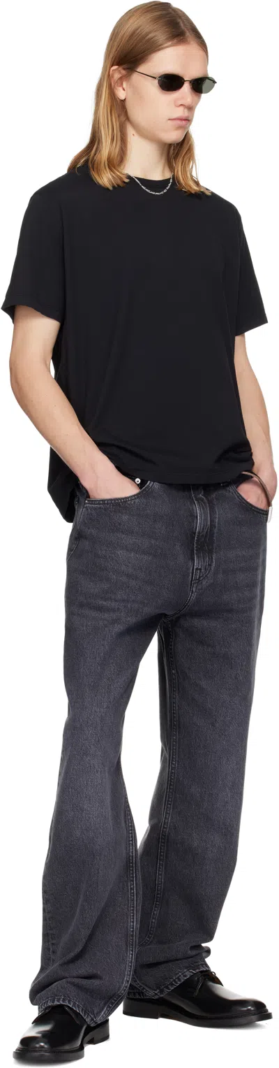 Our Legacy New Box T-shirt In Black In Nero