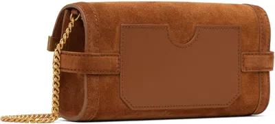 Balmain Tan B-buzz Pouch 23 Bag In Brown