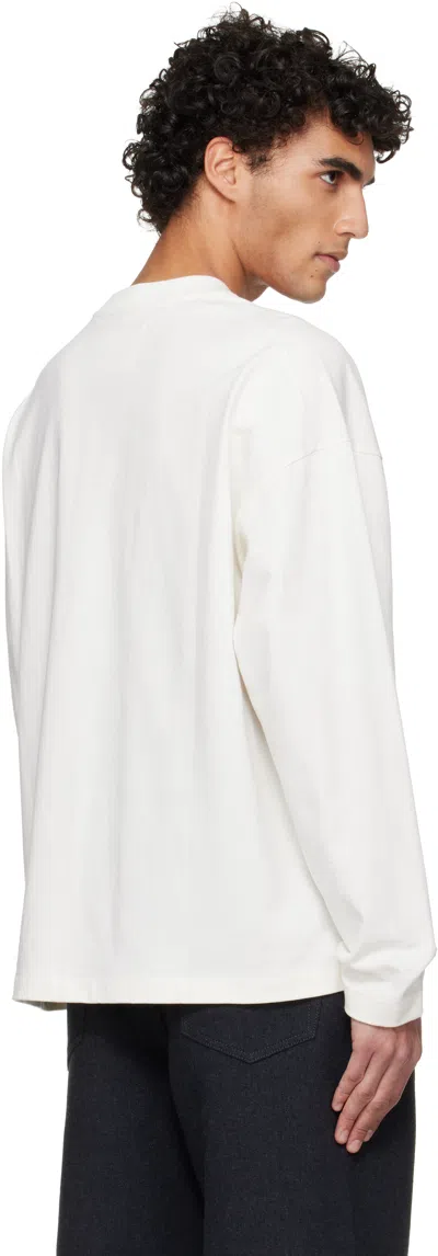 Jil Sander T-shirt With Front Logo Print In White
