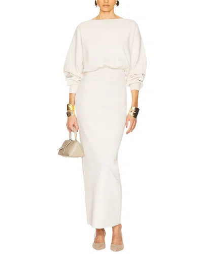Adele Berto Maxi Dress In White