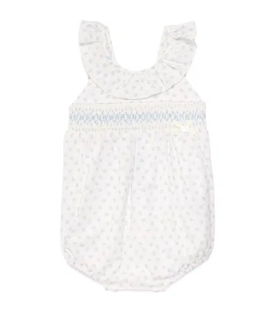 Paz Rodriguez Cotton Eden Bodysuit In White