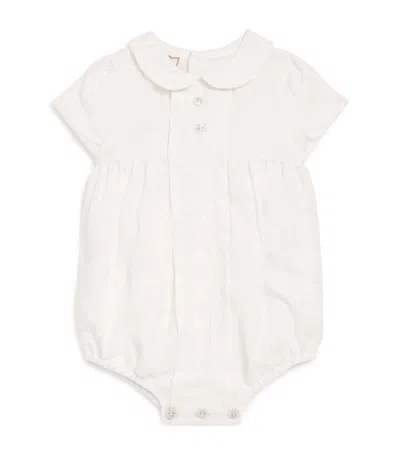 Paz Rodriguez Linen Alegra Bodysuit In Neutral