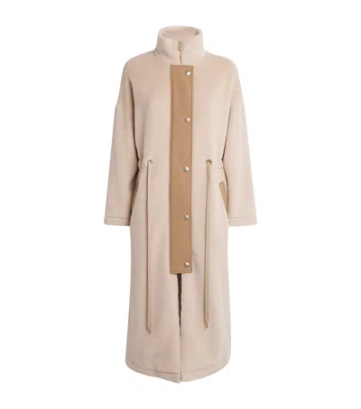 Eleventy Drawstring Jacket In Neutral