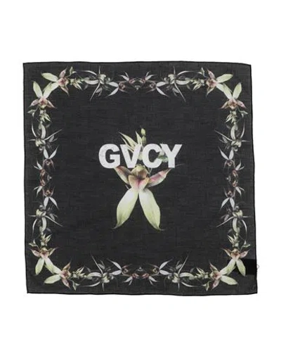 Givenchy Man Scarf Black Size - Cotton In Black