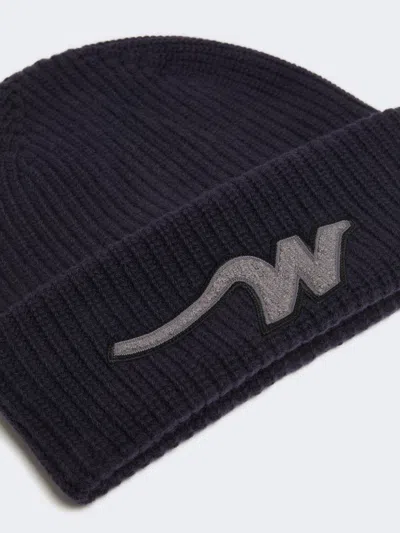 Weekend Max Mara Woolen Hat In Blue