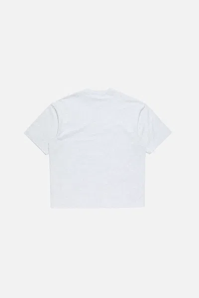 Acne Studios Logo-print T-shirt In Gray