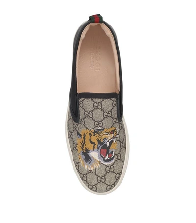 Shop Gucci Dublin Tiger Skater Shoes