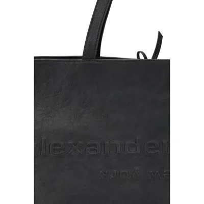 Alexander Wang Black Nylon Shoulder Women's Bag In Black