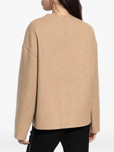 Versace Buttoned Jacket In Neutral