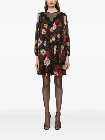 花卉印花迷你连衣裙