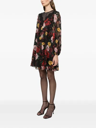 花卉印花迷你连衣裙