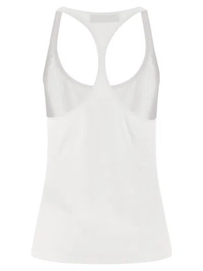 Dsquared2 Embroidery Tank Top Tops White In White
