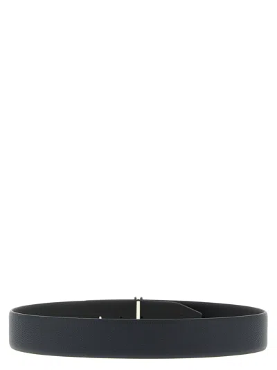 Tom Ford Hammered Reversible Belt Belts Multicolor In Blue