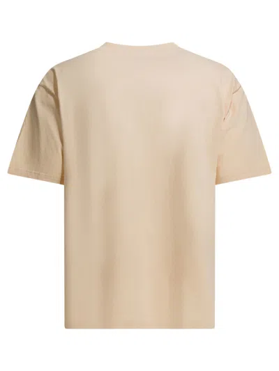 Valentino Garavani Cotton T-shirt With Made In Print Clothing In Nude