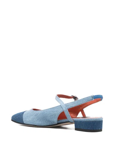 Carel Paris Oceano Slingback Ballets In Blue